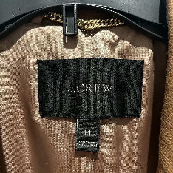 JCrew Parke Topcoat Size 14 - Camel - Picture 3 of 9